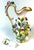Meissen Applied Floral Porcelain Perfume Ewer Original Stopper, Germany, 1875 For Sale - Image 4 of 17