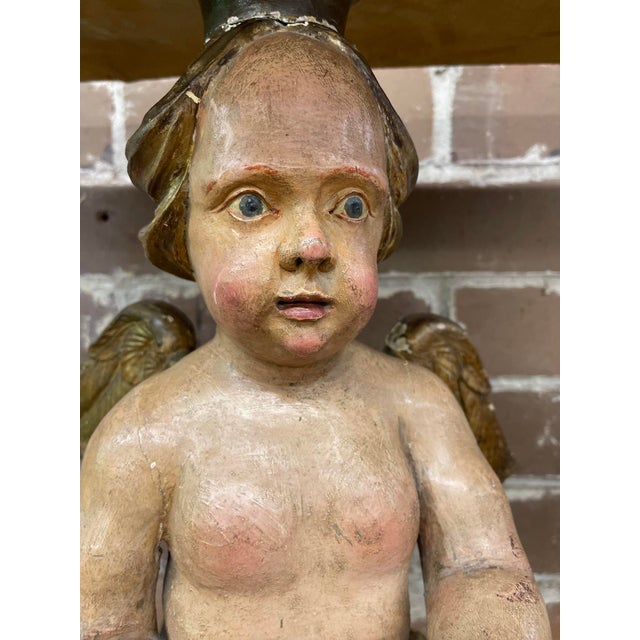 Grand Tour Early 20th Century Italian Putti Side Tables For Sale - Image 3 of 5