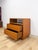 MCM Teak Rolling Tv Stand Cart Two Drawers Danish Modern Vintage For Sale - Image 4 of 14