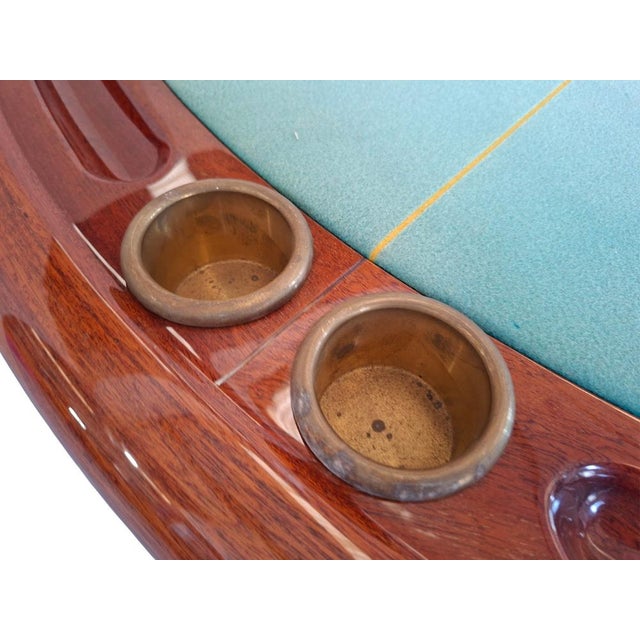 Wood Punto Banco Gaming Table, 1980s For Sale - Image 7 of 12