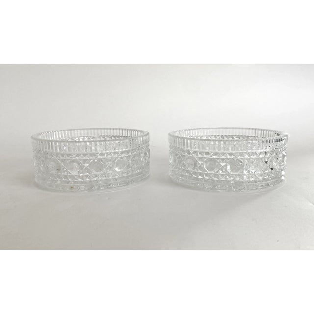 English English Crystal Wine Coaster Bowl For Sale - Image 3 of 7