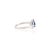 Not Yet Made - Made To Order 18k Gold Pear Cut Sapphire Diamond Toi Et Moi Engagement Ring Size 5 For Sale - Image 5 of 12