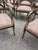 1990s Set of Eight Rare Regency Style Dining Room Chairs For Sale - Image 5 of 12