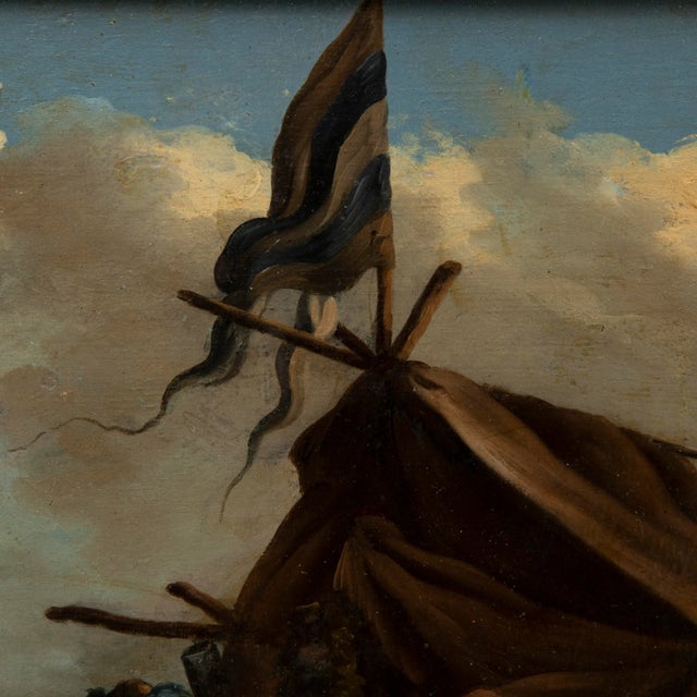 Philips Wouwerman, Dutch Landscape, 1660, Oil on Panel For Sale - Image 3 of 8