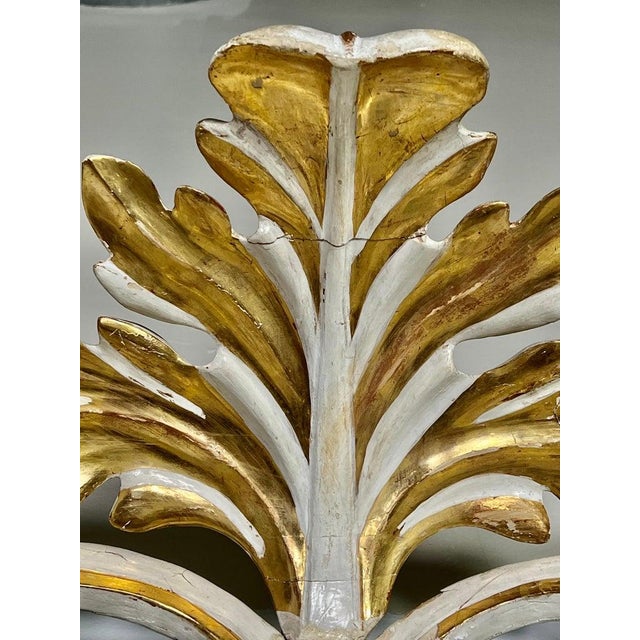19th Century Carved Architectural Element With Gold Leaf Details For Sale - Image 10 of 18
