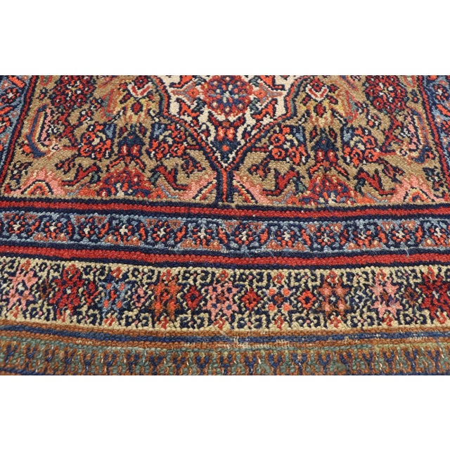 Textile Antique Persian Malayer Rug - 03'05 X 20'05 For Sale - Image 7 of 10