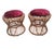 Rattan Stools, Italy, 1970s, Set of 2 For Sale - Image 10 of 12