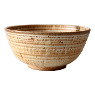 Vintage Handmade Studio Pottery Bowl For Sale