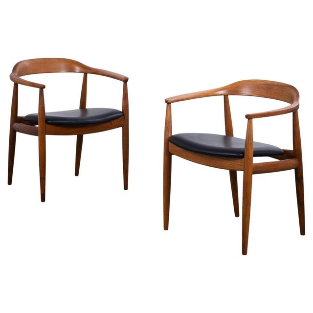 Armchairs in Elm attributed to Illum Wikkelsø for Niels Eilersen, 1950s, Set of 2 For Sale - Image 12 of 12