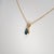 2020s London Blue Topaz Solitaire Pendant in Solid 14k Gold - Pear, 6x4mm For Sale - Image 5 of 7