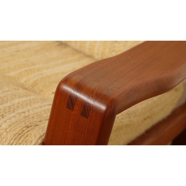 Vintage Three-Seater Sofa in Teak For Sale - Image 4 of 15