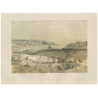 After David Roberts, Jericho Biblical Landscape, 1862, Print For Sale