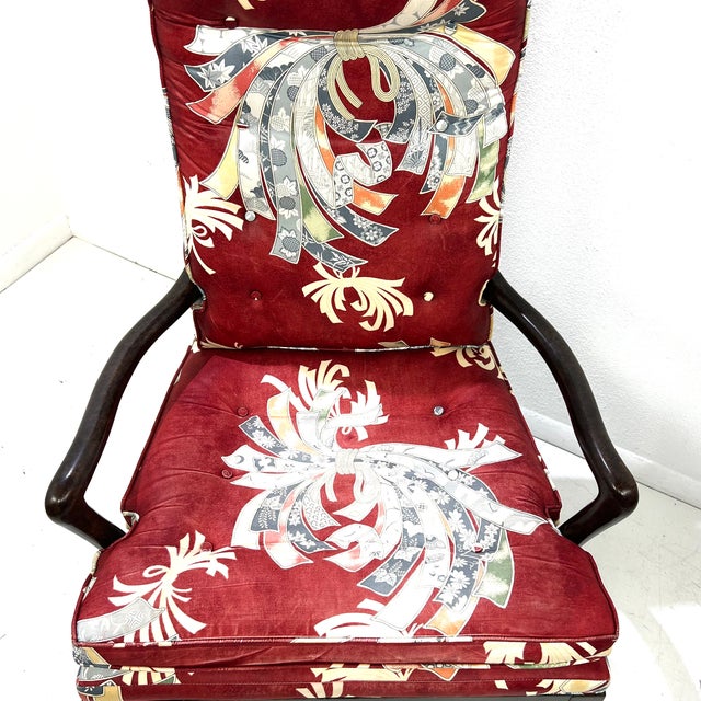 Set of 8 1970s Mario Buatta for Widdicomb Dining Chairs For Sale - Image 15 of 17