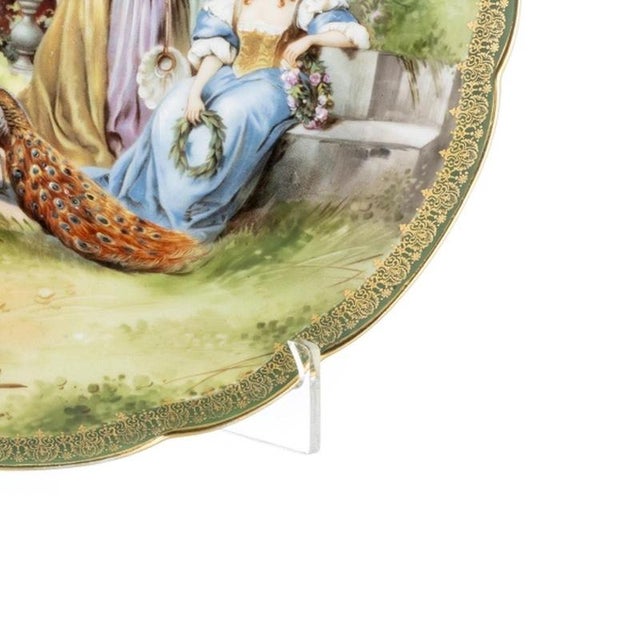 20th Century Austrian Porcelain Plate For Sale - Image 5 of 6