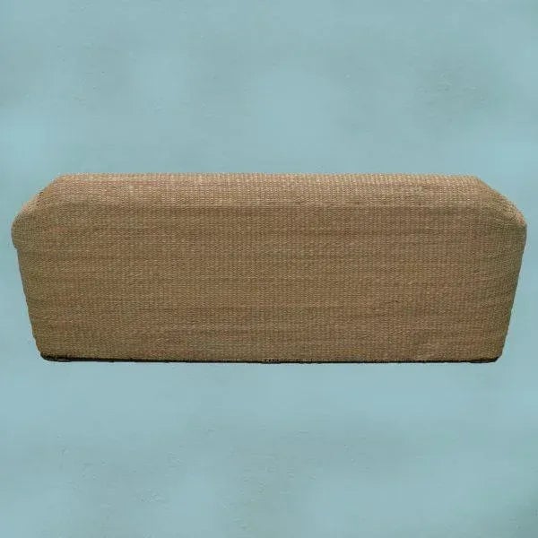 Rare Large Sofa by Mario Lopez Torres. There are minor imperfections to the hand-made woven rattan. Signed Mario Lopez...