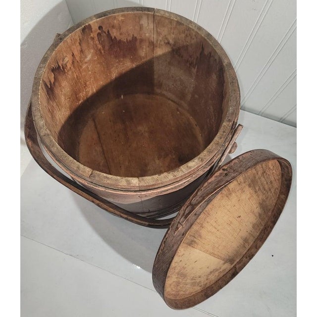 19th Dusty Rose Painted Furkin For Sale In Los Angeles - Image 6 of 7