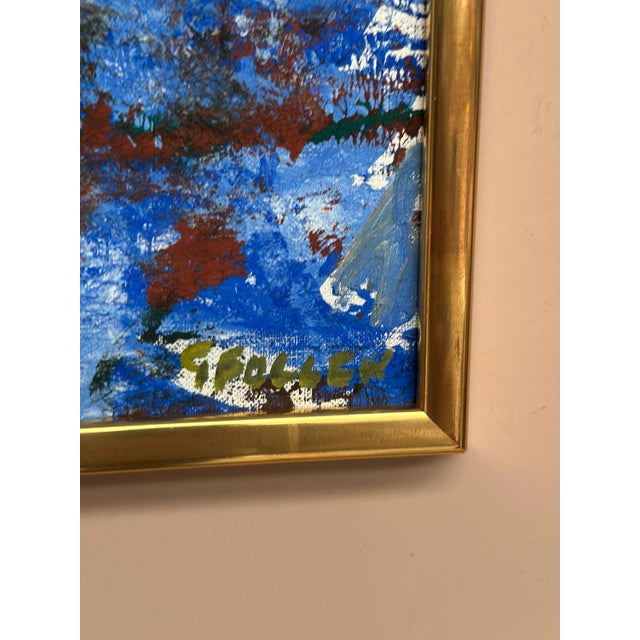 Göta Fogler, Storm, 1950s, Oil Painting on Canvas, Framed For Sale - Image 6 of 18