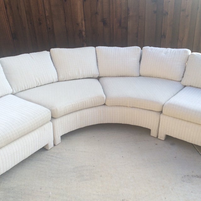 Vintage Curved Sectional Sofa Chairish