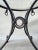 Late 20th Century Wrought Iron Glass Table For Sale - Image 4 of 7