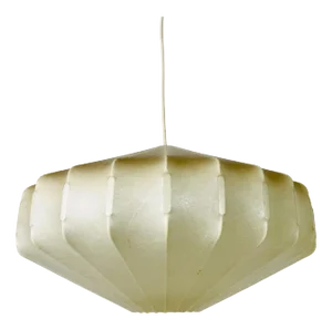 Midcentury Cocoon Losange Shape Pendant Light, 1960s, Italy