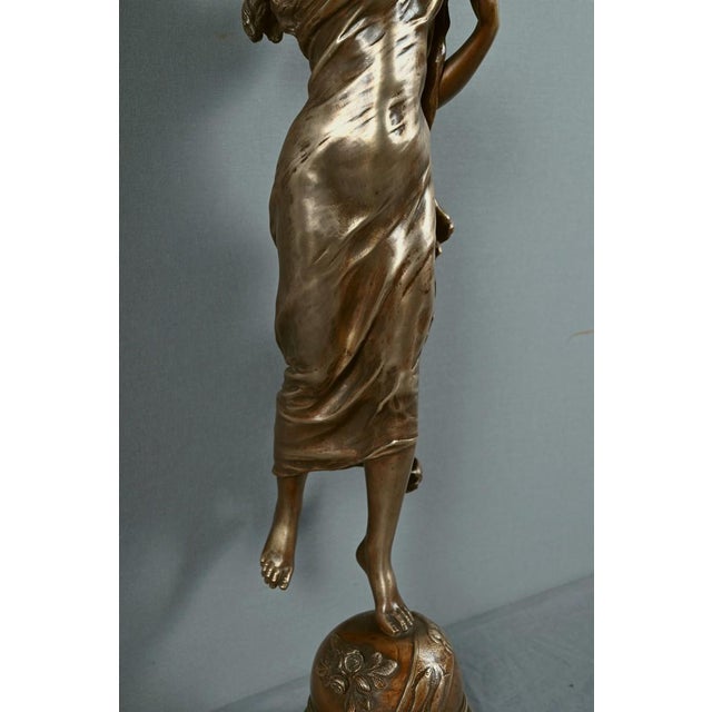 Gaudez, The Morning Star, Late 19th Century, Bronze For Sale - Image 9 of 18