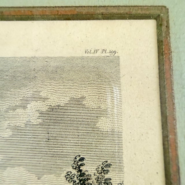 Blue Antique Copper Plate Engraving – “Marlborough” by Greig & Walker After J Britton For Sale - Image 8 of 13