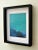 Paradise, V. Oil and Pastel on Framed and Matted on Canvas under glass. Thick shadowbox style frame in modern black edge....