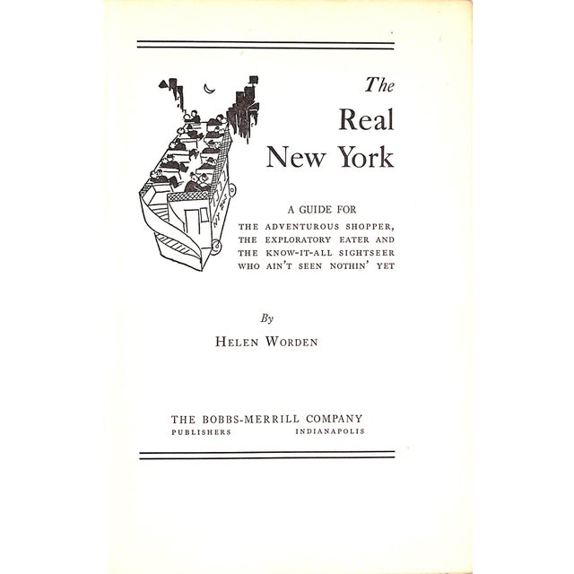 Traditional "The Real New York" 1932 Worden, Helen For Sale - Image 3 of 8