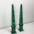 Gemstone Natural Malachite Obelisk Pair For Sale - Image 7 of 11