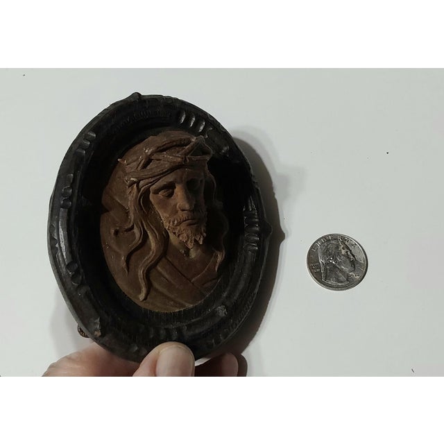 Antique Grand Tour Miniature Hand Carved Christian, Jesus Christ Plaque For Sale - Image 4 of 5
