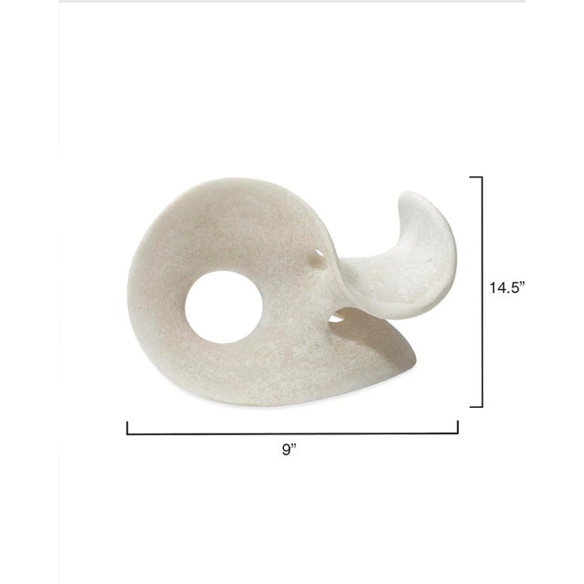 Modern Jamie Young Amorphous Table Object in White, Large For Sale - Image 3 of 10