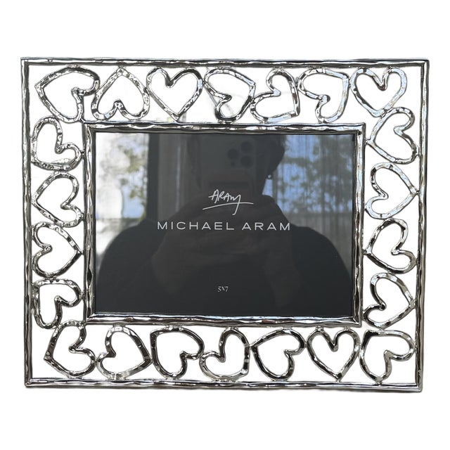 Silver Heart Frame | Chairish