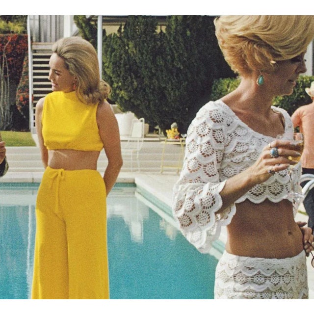 Not Yet Made - Made To Order Slim Aarons, Poolside Party, 1970s / 2020s, Estate Print For Sale - Image 5 of 6