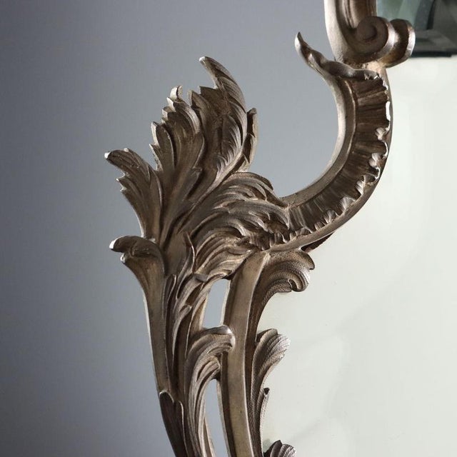 Antique Rococo Table Mirror in Bronze For Sale - Image 4 of 13