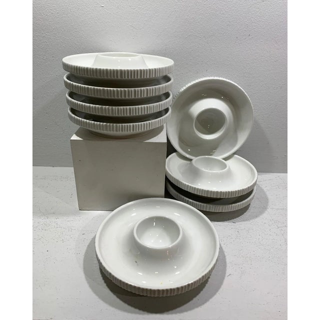 Rosenthal German Porcelain Egg Cup from Rosenthal, 1970s, Set of 8 For Sale - Image 4 of 5