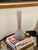 Vintage Frosted Art Glass Vase Organic Modern Vase For Sale In West Palm - Image 6 of 6