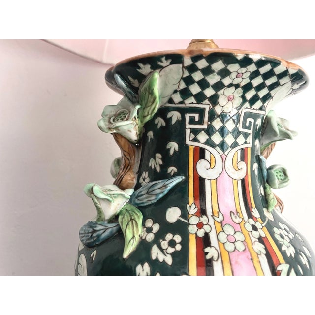 Gucci 1970s Gucci Style Ceramic Jar Lamp by Bradburn Gallery & Shade For Sale - Image 4 of 18