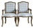 Vintage Louis XV Style Carved Wood Armchairs For Sale