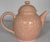 Ceramic LastCHANCE!Majolica Style Blush Pink Woodland Berry and Fruit Motif Tea Pot After Bordallo Pinheiro For Sale - Image 7 of 10