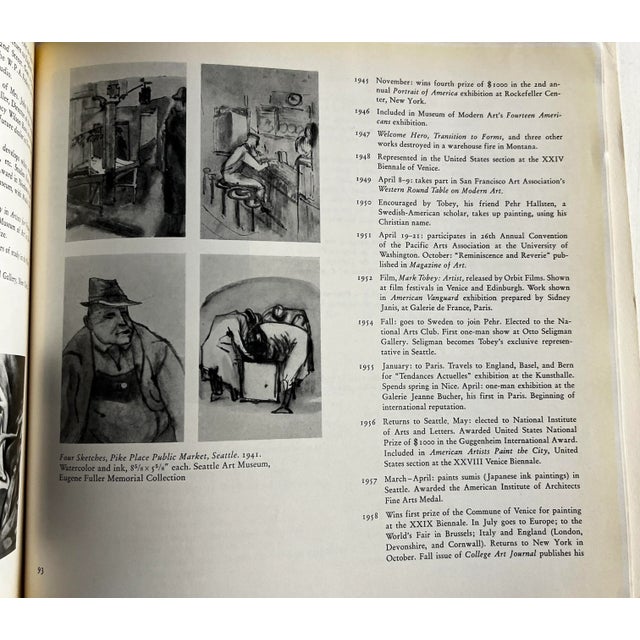 Abstract 1962 Mark Tobey MoMA Book For Sale - Image 3 of 9