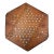 1970's Folk Art Wooden Chinese Checker Board Hanging, Signed by Artist For Sale