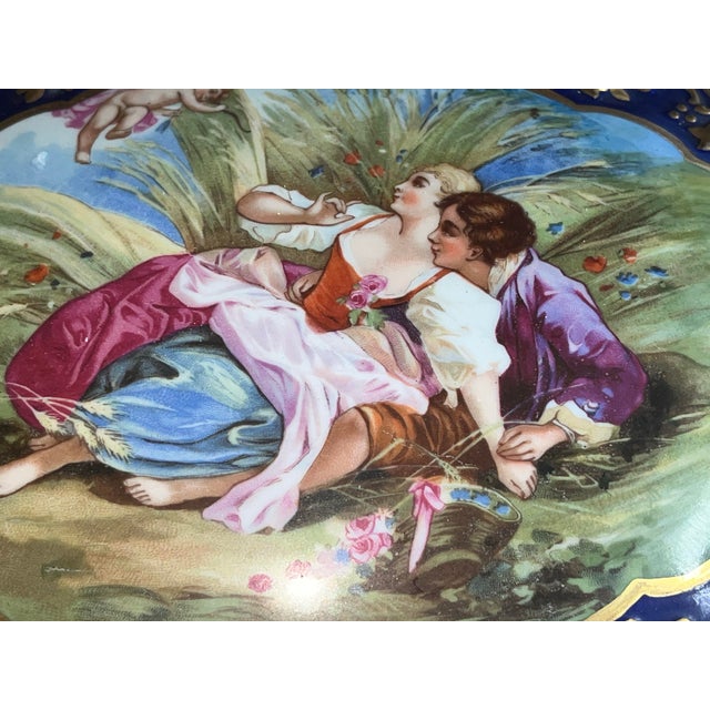 Vintage Early 20th Century Porcelain Dresser Box For Sale - Image 4 of 12