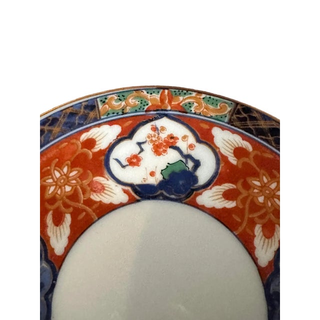 1970s Hand-Painted Dai Ichi Toki Imari Espresso Cups and Saucers - 8 Pieces For Sale - Image 9 of 12