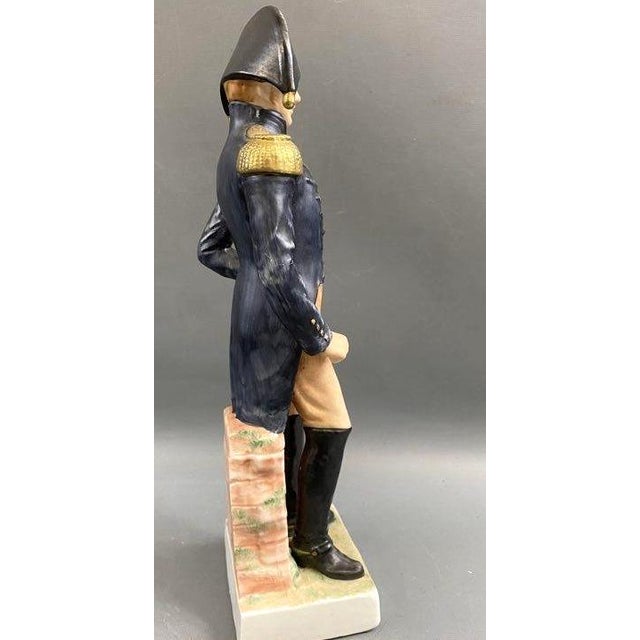 Vintage Sadek 1814 U S Army General Staff Officer Figurine Hand-Painted Porcelain For Sale In San Diego - Image 6 of 15