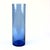 Timeless Vintage Cylindrical Cobalt Glass Vase Curation - Group of 5 For Sale - Image 10 of 12