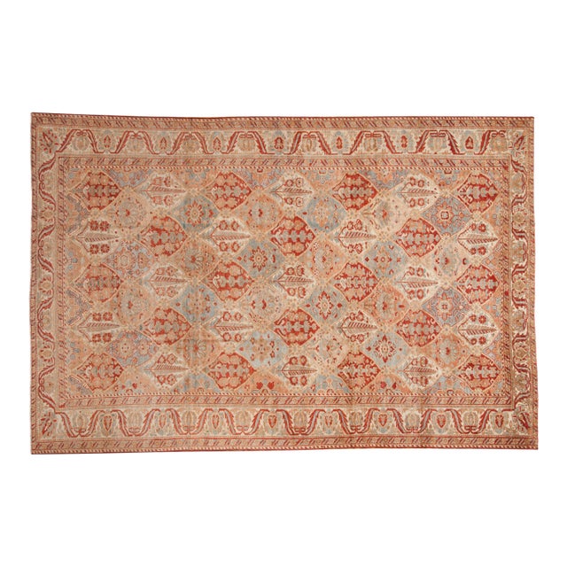 Vintage Distressed Bakhtiari Carpet - 6'10" x 10'1" For Sale