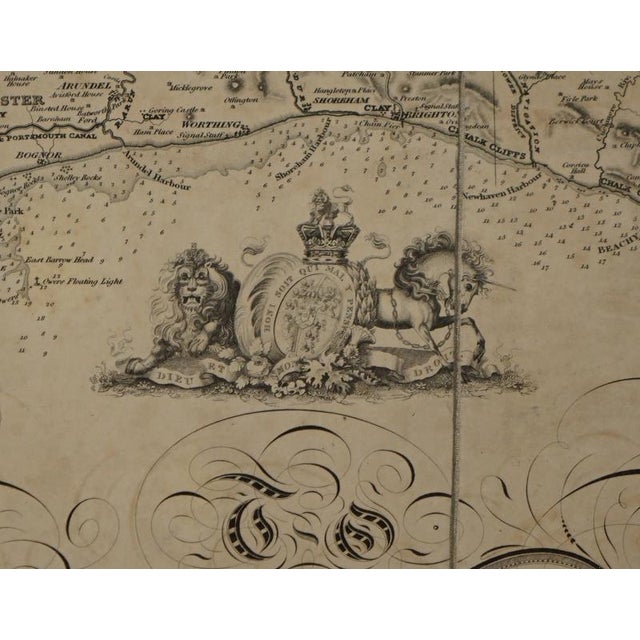 Wood Large Inland Navigation Map of Canals and Railroads, 1830 For Sale - Image 7 of 18