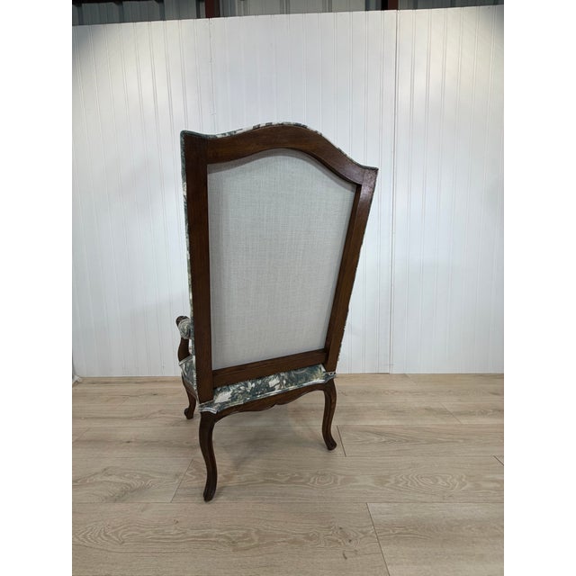Wood Newly Upholstered French Chair For Sale - Image 7 of 12