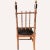 French Bobbin Wood Turned Barley Twist and Leather Chair, 1850s For Sale - Image 9 of 14