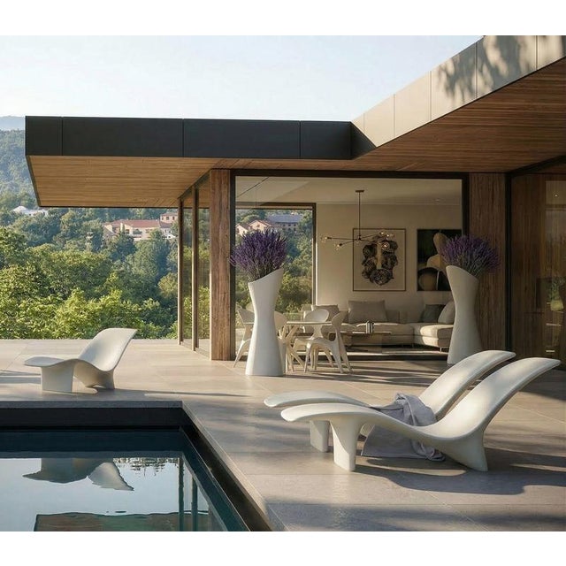 Sway 9030 polyethylene lounge chair by loope dimensions: d 185 x w 67 x h 72 cm. Materials: pure uv-stabilized...
